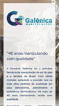 Mobile Screenshot of farmaciagalenica.com.br